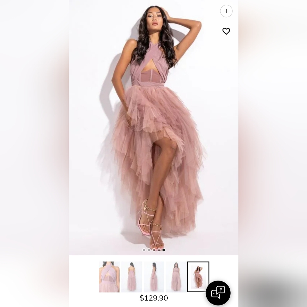 Akira Love in a Hopeless Place Ruffle Dress